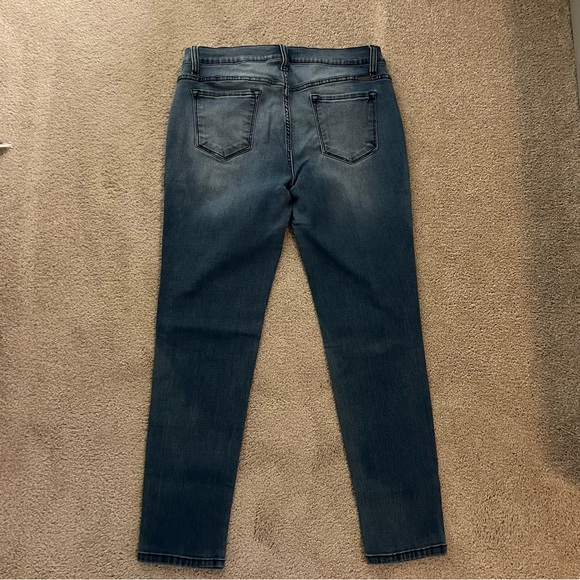 KanCan Dark Blue Distressed Skinny Jeans - Picture 2 of 4